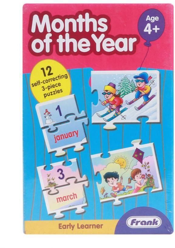 Frank Months Of The Year Puzzle - 36 Pcs