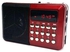 Joc Digital Selects Music Player - FM Radio - Red