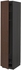 METOD High cabinet w shelves/wire basket - black/Sinarp brown 40x60x200 cm