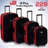 4Pcs Trolley Bag Set