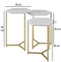 DARCY SIDE TABLE-3 PIECES A-1044