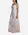 ESLA Patterned Long Sleeves Dress - Light Beige