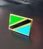 Fashion Tanzania Patriotic Country Flag Lapel Pin Badge