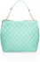 Markese Leather Bag For Women , Turquoise - Shopper Bags