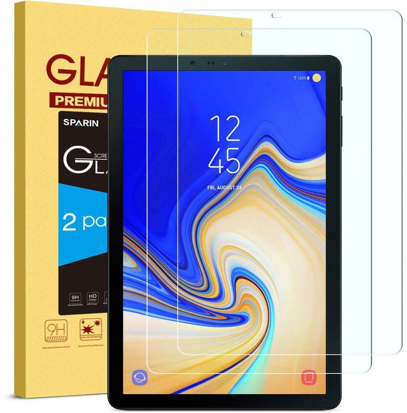 SPARIN Samsung Galaxy Tab S4 Screen Protector Film 9H Hardness Tempered Glass Screen Protector for Samsung Galaxy Tab S4 T830 2018 T835 10.5 Inch Tablet PC ‫(2 Pack)