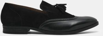 حذاء مريح من دون رباط أسود