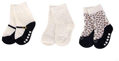 Hudson Childrenswear 3 Pack Anti Slip Socks - Multicolor