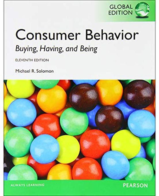 Pearson Consumer Behavior: Buying, Having, And Being Plus MyMarketingLab With Pearson EText, Global Edition ,Ed. :12