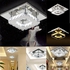 Generic Modern Crystal Ceiling Light Pendant Lamp Fixture Chandelier Living Room Decor White Light