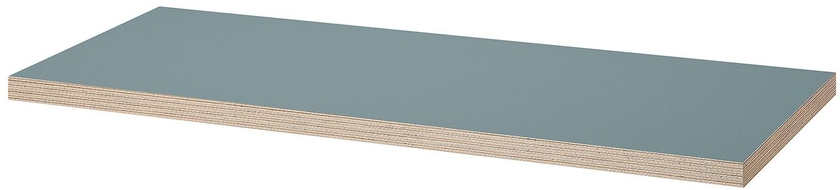 LAGKAPTEN سطح طاولة - رمادي/تركواز ‎120x60 سم‏