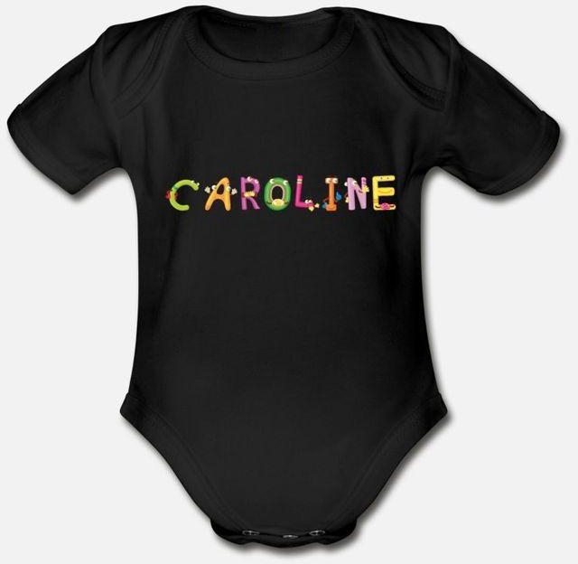 Caroline Organic Short Sleeve Baby Bodysuit