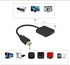 TRD-1080P HDMI to Vga Converter Adapter with 3.5 mm Audio HD Video Cable for PC Desktops Laptops Power