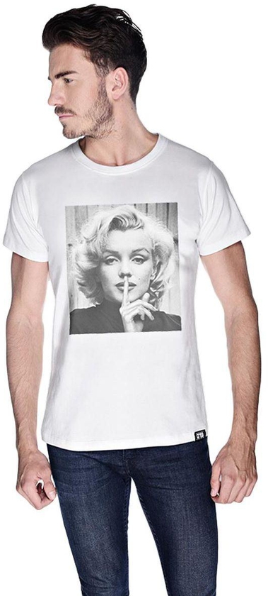 Creo Marilyn Monroe T-Shirt for Men - XL, White