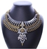 Neworldline Pendant Chain Women Flowers Studded Drill Collar Necklace Choker GD