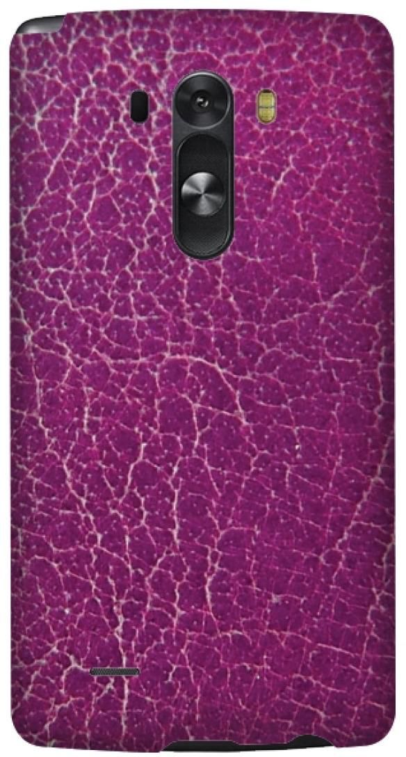 Stylizedd LG G3 Premium Slim Snap case cover Matte Finish - Purple Leather