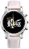 Kids' Alloy Analog Wrist Watch J3821W-KM - 42 mm - White