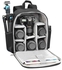 Waterproof Camera Backpack 28x14x36 cm Black