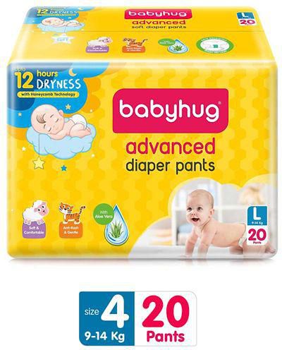 Babyhug Advanced Pant Style Diapers Size 4 - 20 Pieces