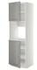 METOD خزانة عالية لفرن مع بابين/أرفف, أبيض/Ringhult أبيض, ‎60x60x200 سم‏ - IKEA