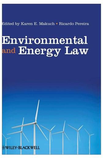 Environmental And Energy Law Hardcover