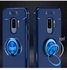 Soft TPU Case Cover For Samsung Galaxy S9 Plus Ring Kickstand Case Support Magnetic Car Mount Blue