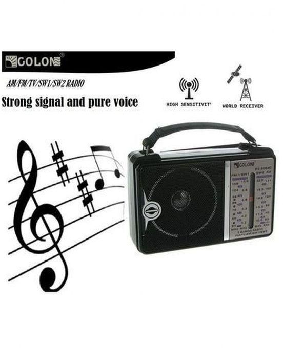 Golon Model RX-606AC Classic Radio - Electrical +Gift Bag From Dukan Alaa