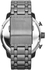 ساعة ديزل سترونغ هولد سوداء بسوار من الستانلس ستيل للرجال - DZ4348