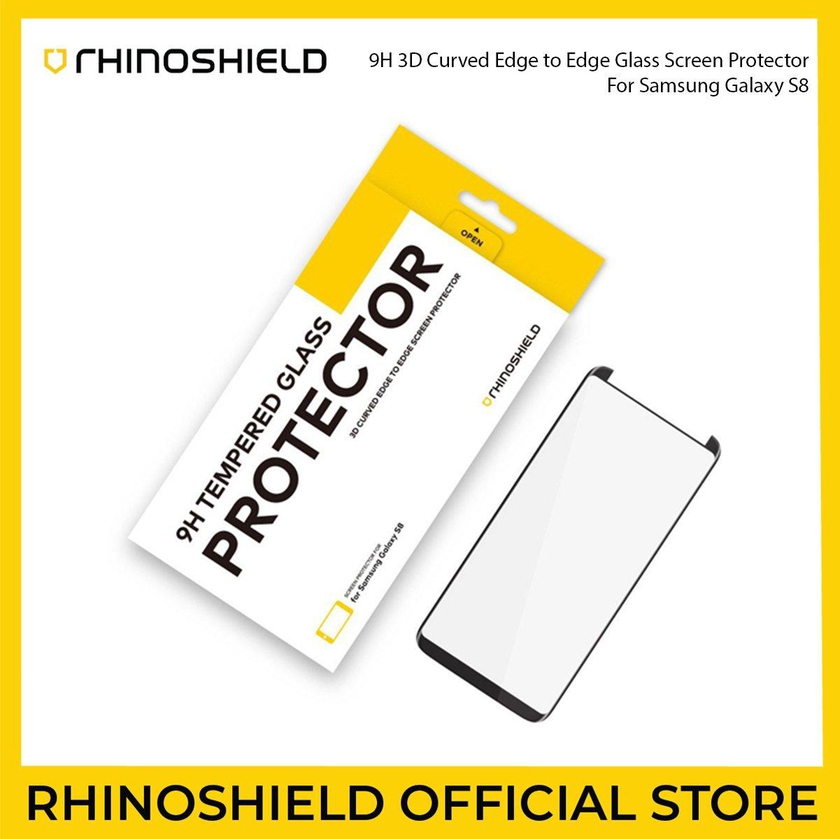 RhinoShield 9H Tempered Glass Screen Protector for Galaxy S8
