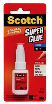 3M Scotch Super Glue Liquid AD110,18oz/Bottle