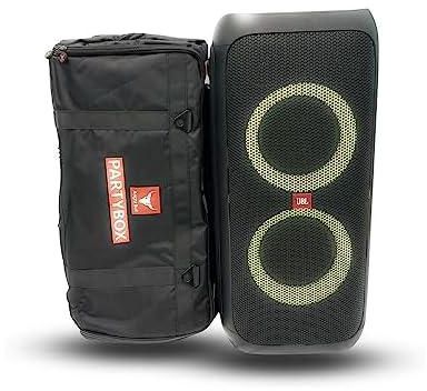 Speaker Bag Carrying case Backpack Compatible with JBL Partybox 310 portable speaker Angry Bull Backpack bag - BLACK