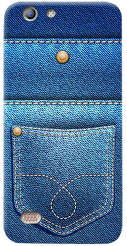 Thermoplastic Polyurethane Jeans Pattern Case Cover For Infinix Hot 3 X554 Blue