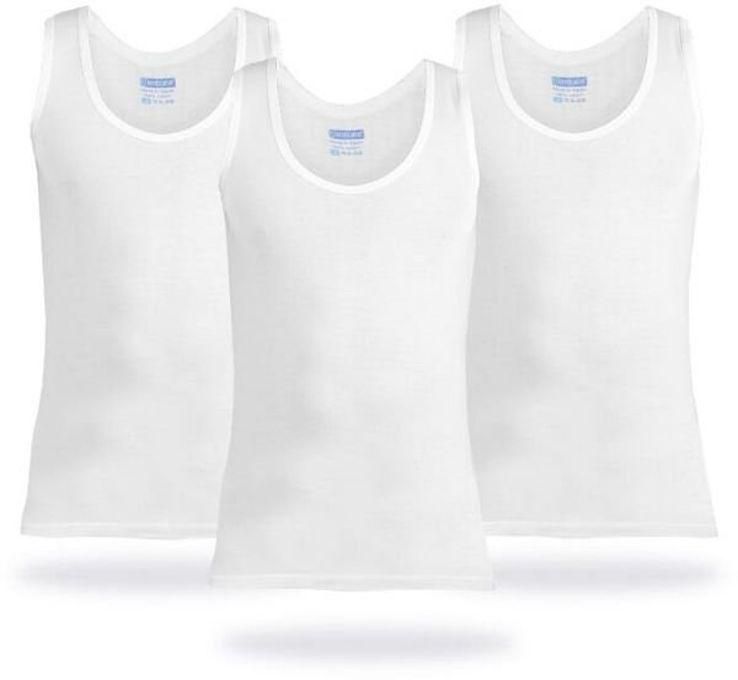 Embrator Pack Of 3 Undershirt Tank Top Cotton 100% For Men