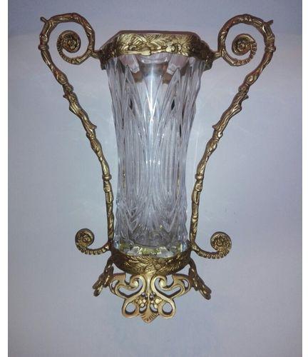 Generic 0999 Crystal and Copper Vase