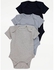 George Short Sleeve Baby Bodysuits Set - 3 Piece