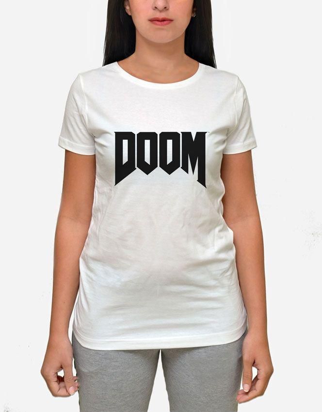 Printed Doom T-Shirt - Black