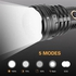 2500 Lumen Rechargeable & Zoom-able Combative LED Flashlight Torch 5 Modes With SOS Light & Power Bank