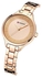 Women's Water Resistant Analog Watch 9015 - 32 mm - Rose Gold