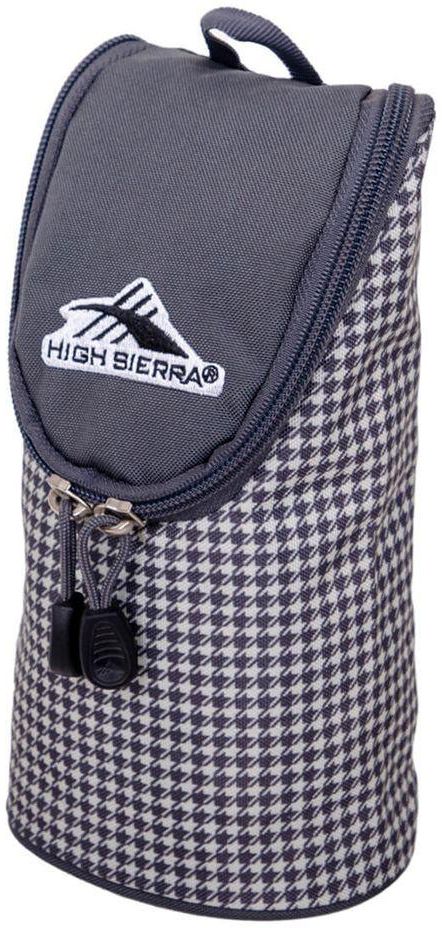 High Sierra Standing Pencil Case-Houndstooth