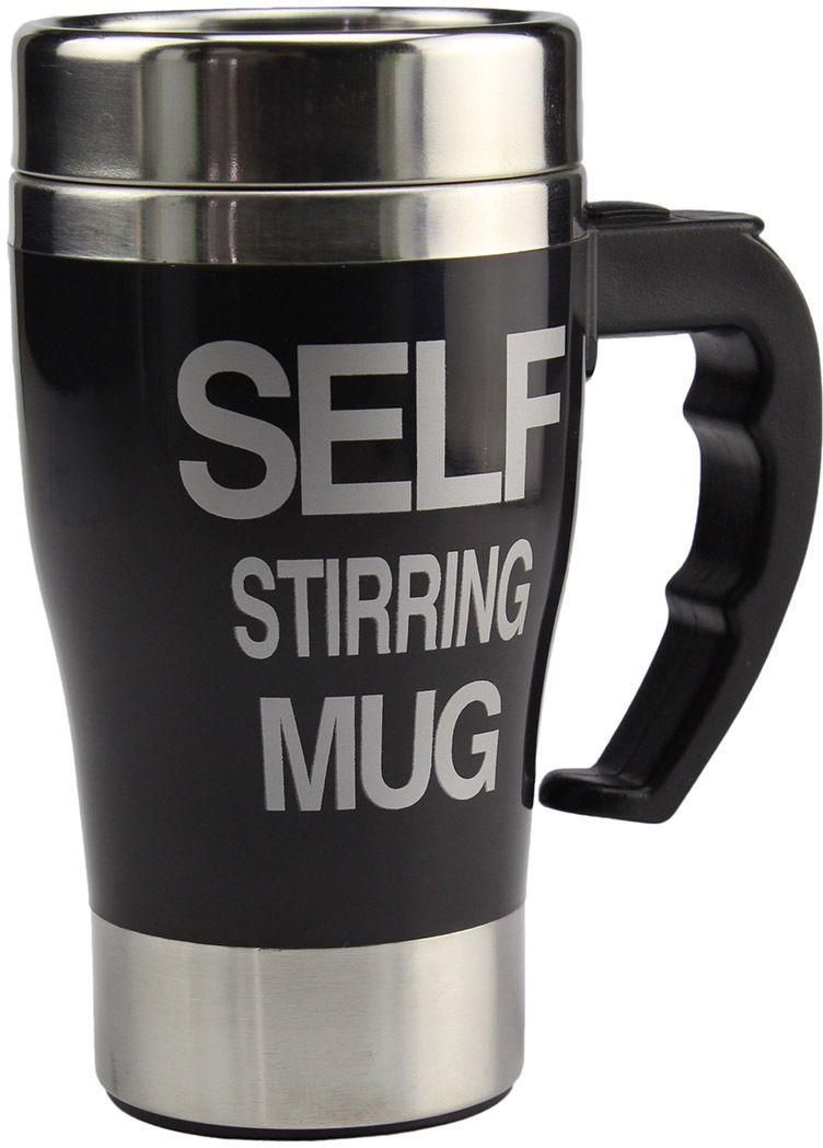 400ml Stainless Steel Lazy Self Stirring Auto Mixing Mug Office Home Tea Coffee Cup