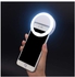 Mini Rechargeable Phone LED Selfie Lamp Ring - Blue