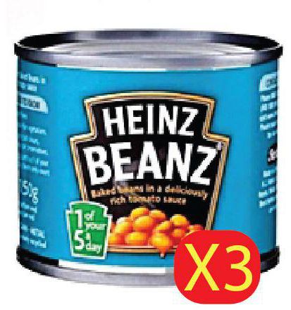 Heinz Baked Beans In Tomato Sauce 200g X 3