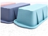 قالب لخبز التوست مستطيل الشكل مقاوم للانزلاق، مصنوع من السيليكون باللون: الأزرق 25x12x6.8سم