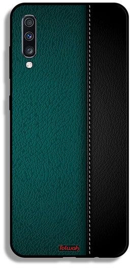Samsung Galaxy A70 Protective Case Cover Leather Pattern