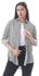 Andora Casual Striped Button Down Long Sleeves Shirt - White & Black