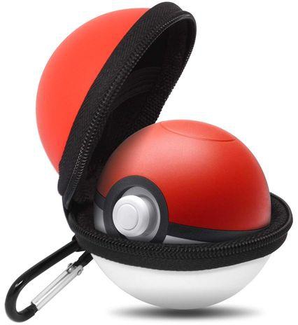 Storage Pouch Bag Carrying Case For Pokeball Plus Controller - Red