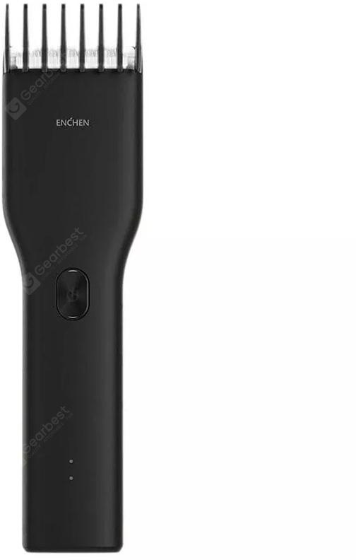 Enchen Electric Hair Trimmer Hair Clipper Two Speed Ceramic USB Type C (Black)