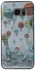 Samsung Galaxy S7 edge G935 - Frosted Hard Plastic Case - Colorized Fire Balloons