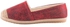 ZAHWA Women's Handmade Leather Espadrin Shoes 37 - Red ZS62012-RED-37