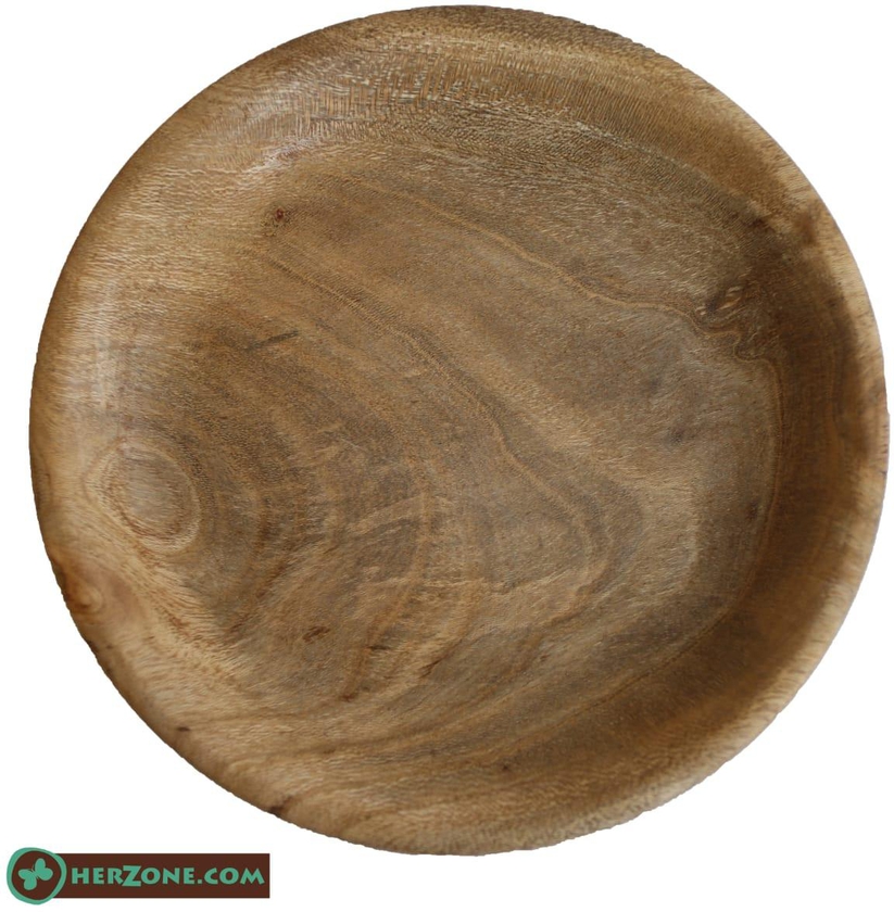 Round Wooden Plate 20 cm