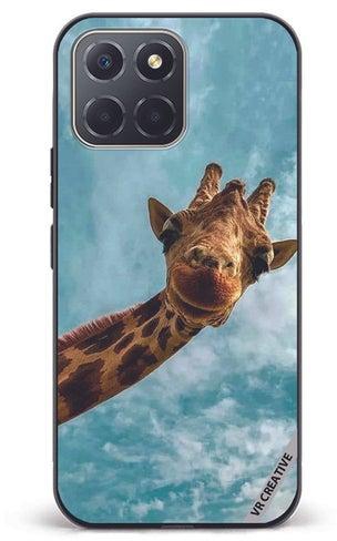 Protective Case Cover For Honor X6 Giraffe Design Multicolour